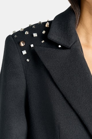 Manteau en laine - Noir