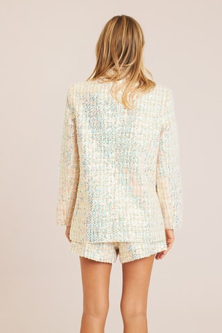 ##Veste en tweed - Doré