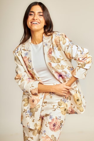 ##Veste en ramie - Ivoire