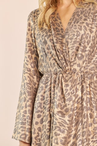 ##Robe midi - Marron