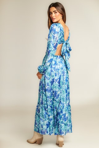 ##Robe longue - Bleu