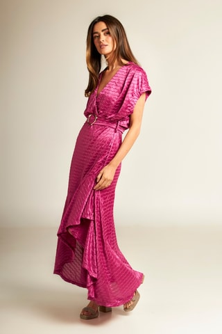 ##Robe longue - Fuchsia