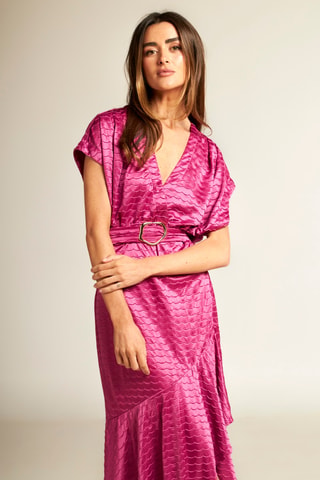 ##Robe longue - Fuchsia