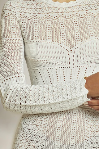##Robe midi - Blanc