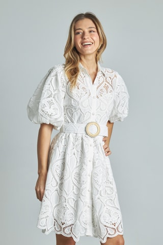 ##Robe chemise - Blanc
