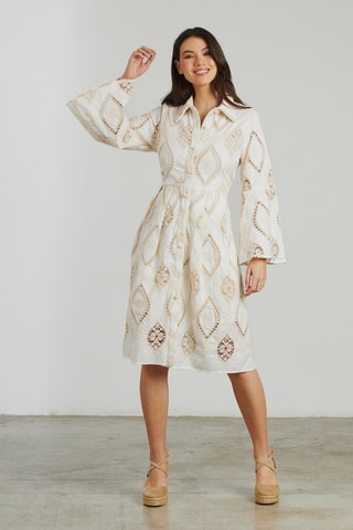 ##Robe chemise - Blanc