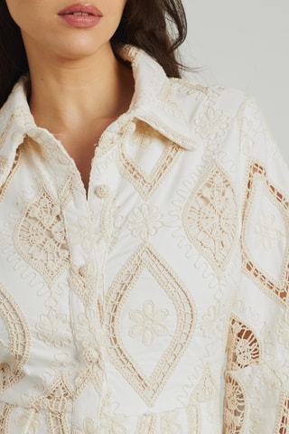 ##Robe chemise - Blanc