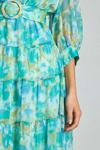 ##Robe midi - Turquoise