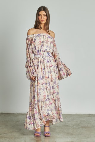 ##Robe midi - Indigo