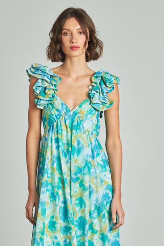 ##Robe longue - Turquoise
