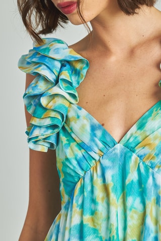 ##Robe longue - Turquoise