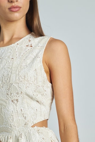 ##Robe midi - Blanc