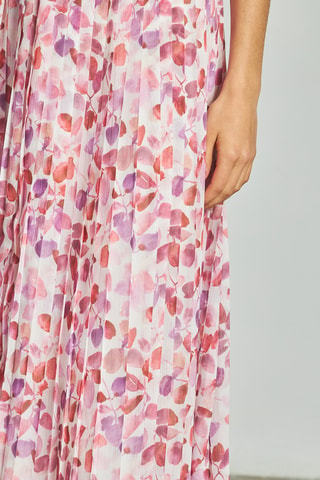 ##Robe plissée - Rose