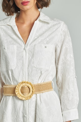 ##Robe chemise - Blanc