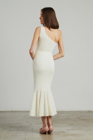 ##Robe asymétrique - Blanc
