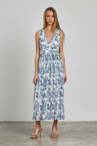##Robe plissée - Ciel