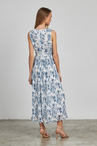##Robe plissée - Ciel