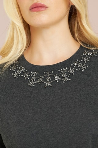 ##T-shirt - Gris foncé chiné