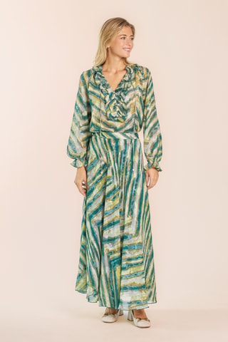 ##Blouse - Bleu canard