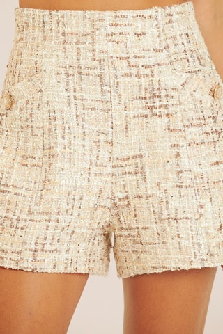 ##Short en tweed - Rose