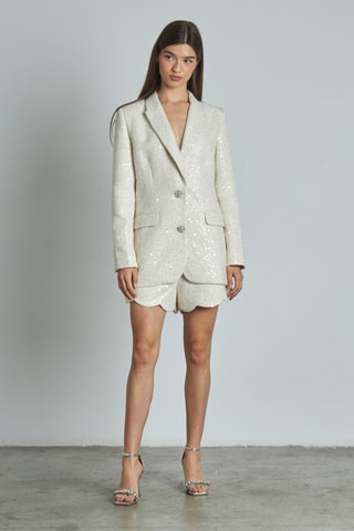 ##Short taille haute - Blanc