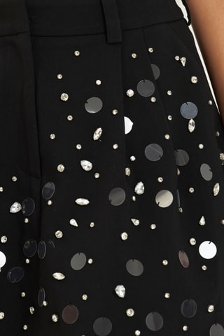 ##Minijupe taille haute - Noir