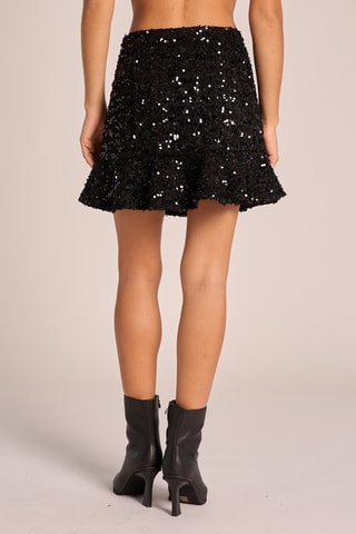 ##Minijupe taille haute - Noir