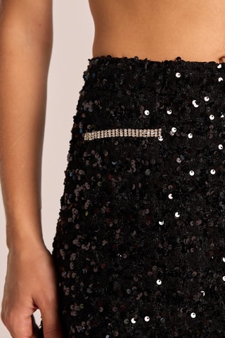 ##Minijupe taille haute - Noir