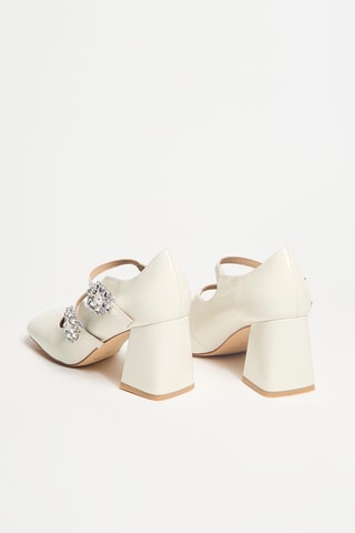 Escarpins vernis - Blanc