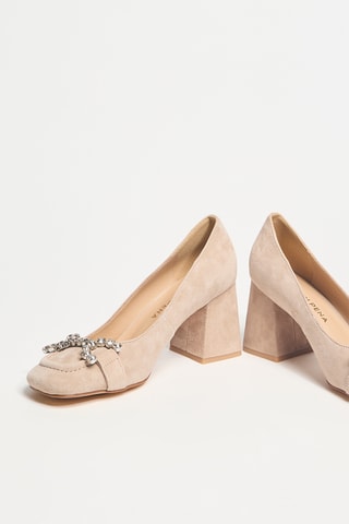 Escarpins en cuir - Beige