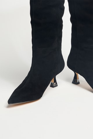 Bottes en cuir - Noir