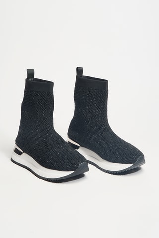 Platform Sneakers - Zwart