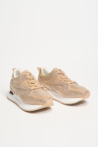 Platform Sneakers - Beige