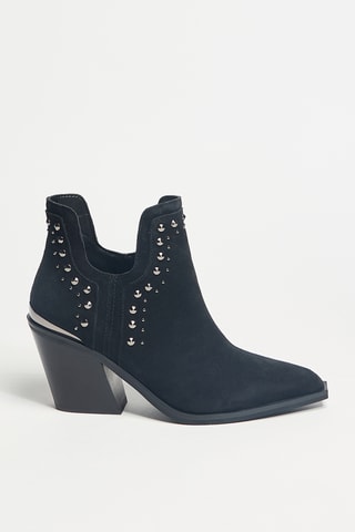 Bottines en cuir - Noir
