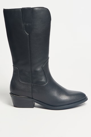 Bottes en cuir - Noir