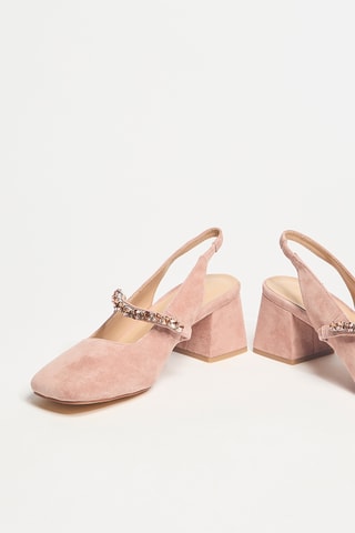 Escarpins en cuir - Rose