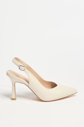 Leren Pumps - Beige