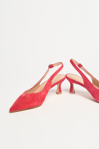 Leren Pumps - Roze