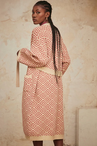 Gilet long Naila - Rouge