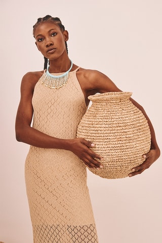 Robe droite TS.Bhilai - Beige