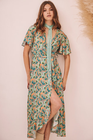 Robe midi Fair - Vert
