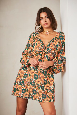Robe trapèze Gita - Rouge