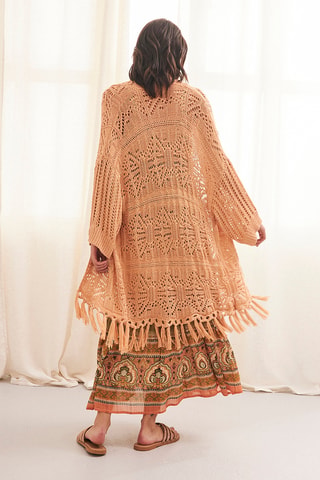 Gilet long Zaniah - Orange
