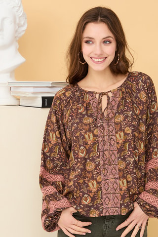 Blouse Silene - Camel