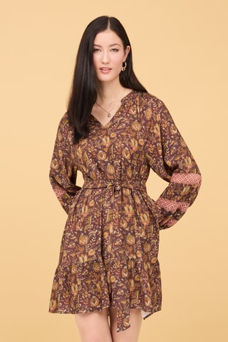 Robe patineuse Setaria - Camel