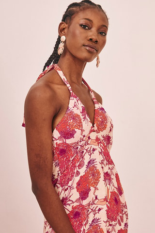Robe longue Shilpany - Fuchsia