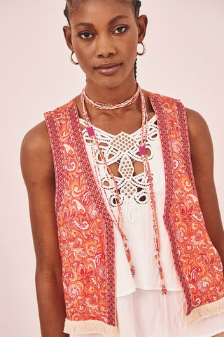 Gilet sans manches Ariela - Orange