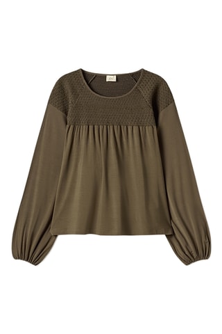 Blouse Human - Vert