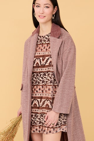 Robe droite Mila - Rose