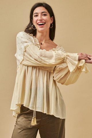 Blouse Amanp - Écru